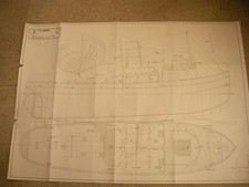 Nexus (Model Maker) plans ST Gondia a scale steam tug model 43" LOA and 10" beam