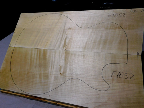 Flame maple carved top for - flame,