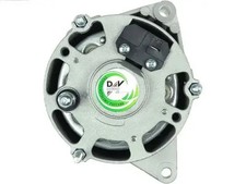 Alternator with belt pulley