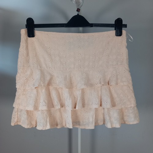 Motel pink frilled skirt - pink,