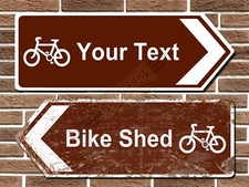 Personalised Cycling Road Sign