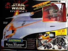 STAR WARS: Electronic Naboo Royal Starship, Boxed, Unopened, 1999