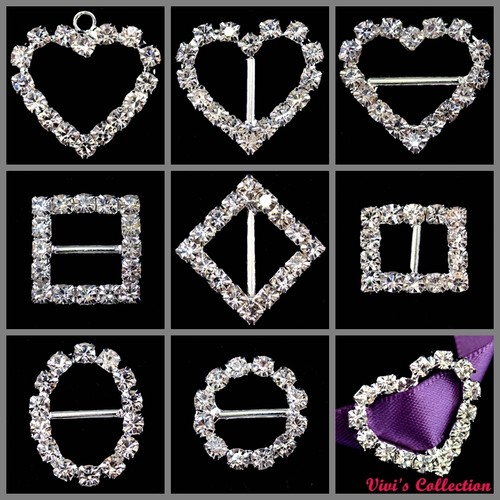 Rhinestone buckles diamante - buckles,