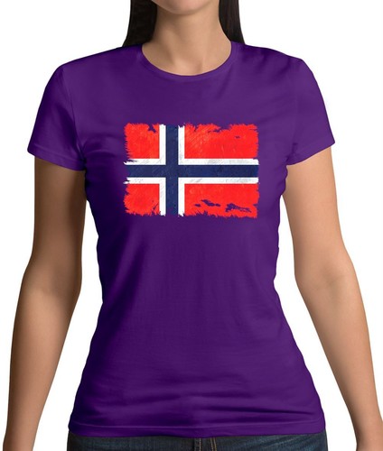 Norway flag womens shirt - norway,