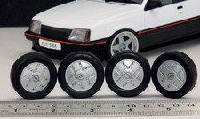 1:18 MCG Cavalier SRi Ascona Astra Opel Kadett GTE/ GSi WHEELS SET MODIFIED Nova