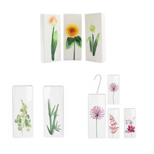 SET OF 2 or 3 White Floral