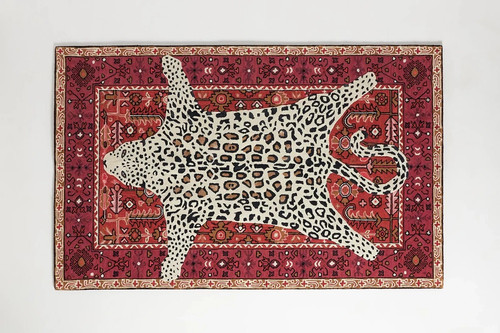 Octavia leopard red modern - leopard,