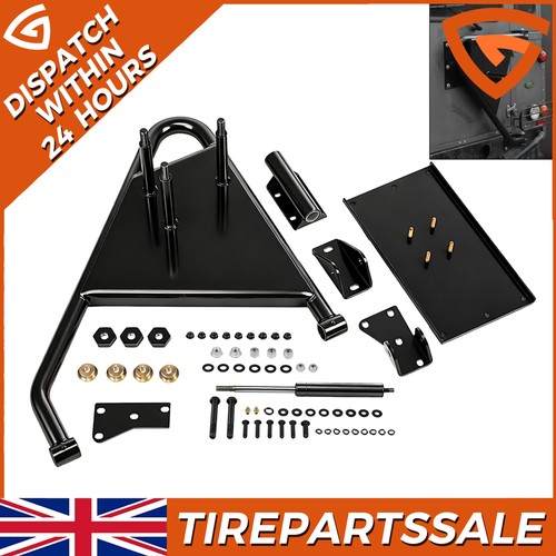 Black swing away spare - away, wheel