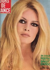 VINTAGE JOURS DE FRANCE 1967 FESTIVAL BRIGITTE BARDOT CLAUDE BESSY GIVENCHY RARE