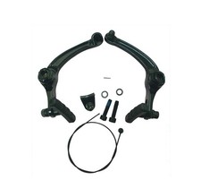 Oxford U-Brake Set F+R Black -