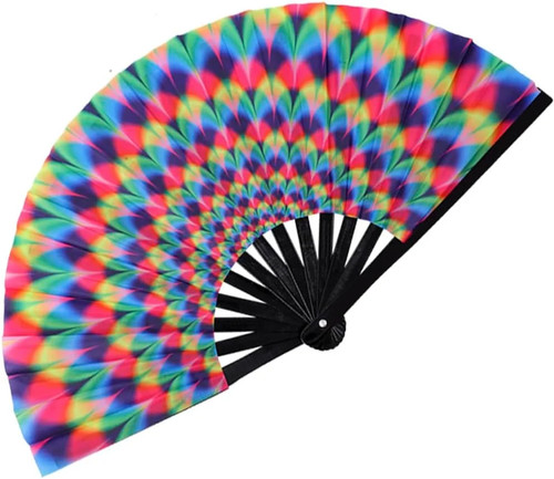 Large folding hand fan for - folding,