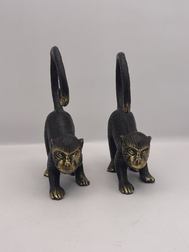 Pair vintage two tone - vintage, brass