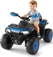 12V Electric Quad Bikes for Kids Ride On Car ATV Toy w/ Remote Control 3-8 Years