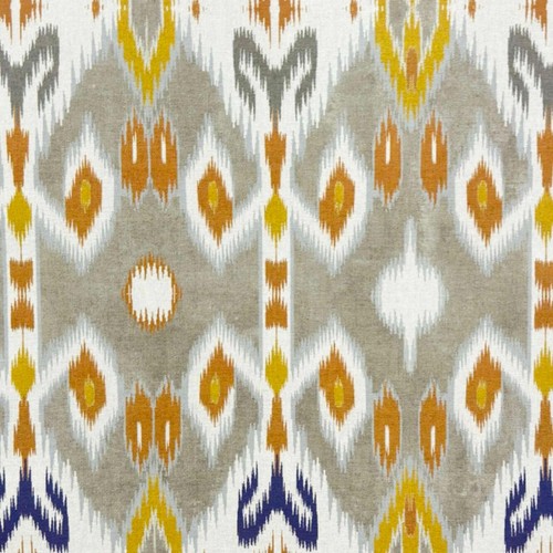 Zena ikat fabric - fabric, cotton