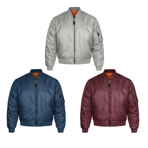 Bomber jacket ma1 flight pilot - bomber,