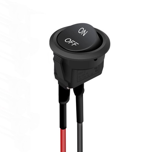 Round rocker toggle switch12v - rocker,
