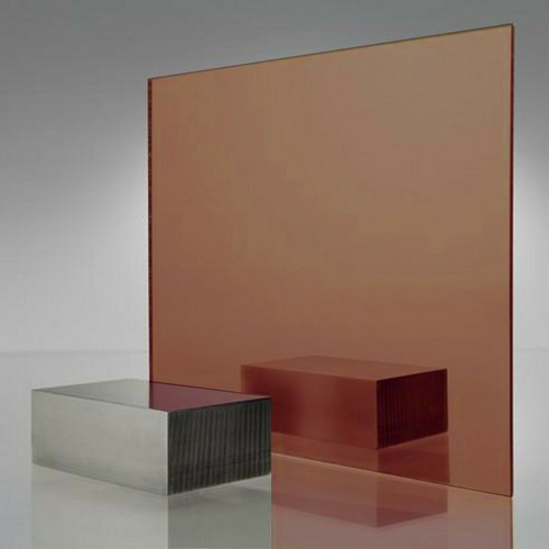 Copper mirror perspex sheet - perspex,