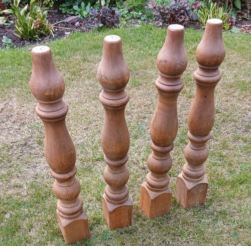 Solid pine table legs set - table, of
