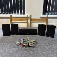 Sony Surround Sound System 5 Speakers Black SS-CT91 SS-TS92 TV Computer
