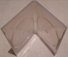 Double DVD cases, clear, 14mm