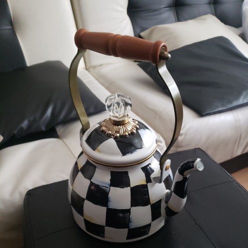 Vintage enamel tea - enamel, kettle