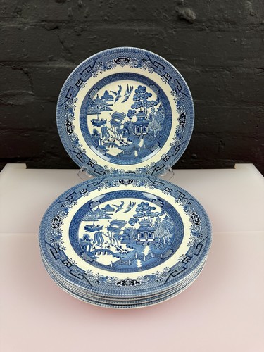 Broadhurst willow pattern - broadhurst, blue