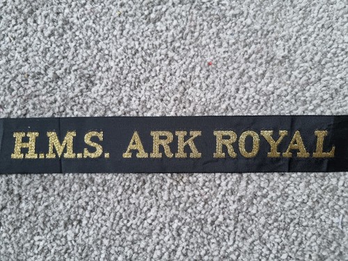 Royal navy cap tally - royal,