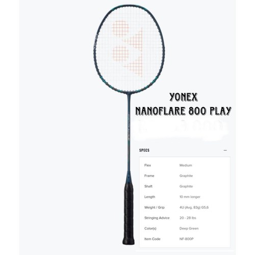 Yonex nanoflare 800 play - 800, 4u