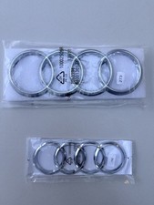 Audi Chrome Badge Rings Set