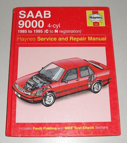 Repair manual saab 9000 years - saab, 9000,