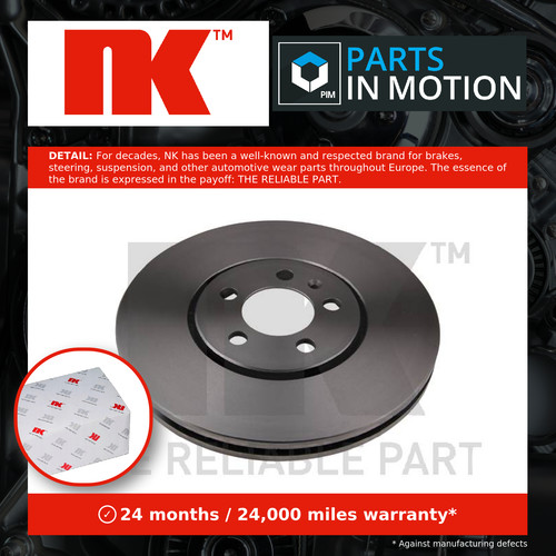 Brake discs pair vented - brake,