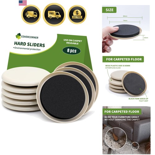 Furniture sliders for carpet - sliders, 8