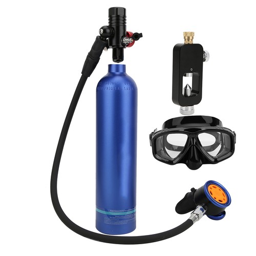 Blue aluminium empty oxygen - blue,
