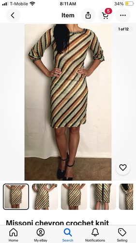 Missoni chevron crochet - , knit