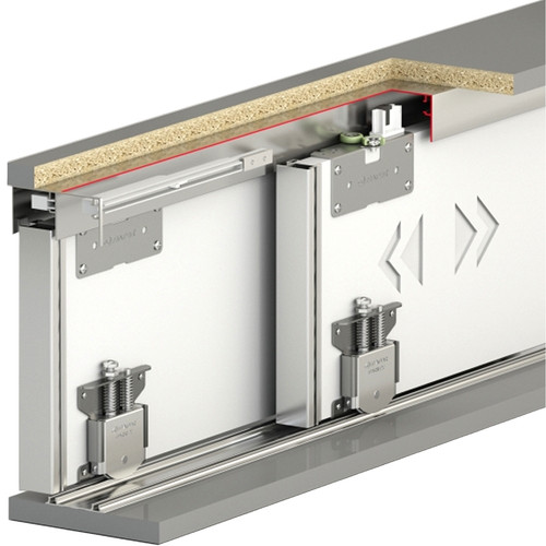 Wardrobe sliding door - sliding, track