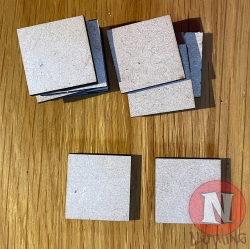 Mdf bases for wargames - wargames, table