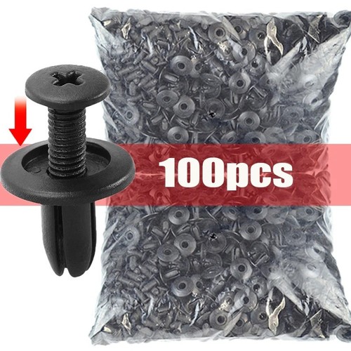 100pcs 8mm plastic rivet - plastic,