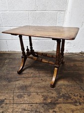 small antique oak side table