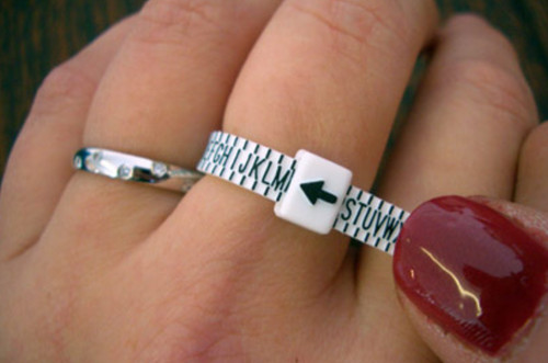 Finger sizer gauge - sizer,