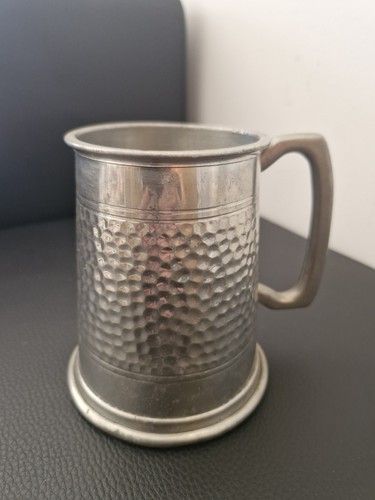 Vintage english pewter tankard - vintage,