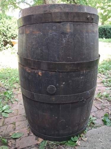 Large vintage oak wood - vintage, barrel
