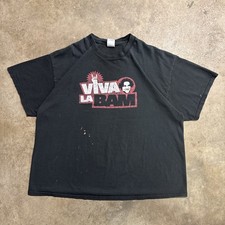 Vintage Viva La Bam Shirt Mens 2XL Black 90s Skate Bam Margera Jackass USA