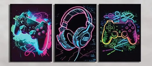 Music gamer canvas art - canvas,