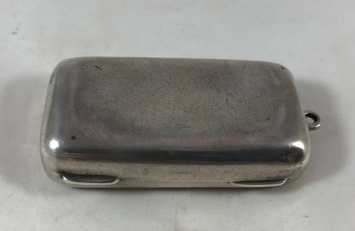 Edwardian silver cheroot - edwardian,