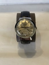 Timex Vintage 1978 Viscount Automatic 38MM New Crystal 47952 10978 Runs Well