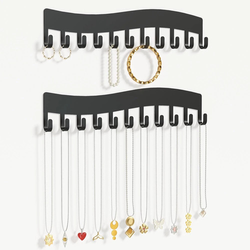 Wall necklace organizer - necklace,
