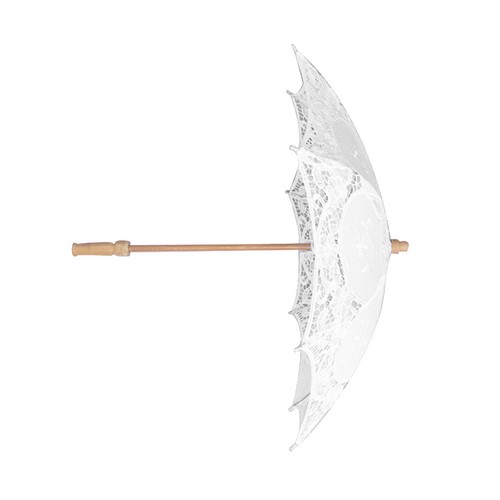 Vintage lace parasol wedding - lace,
