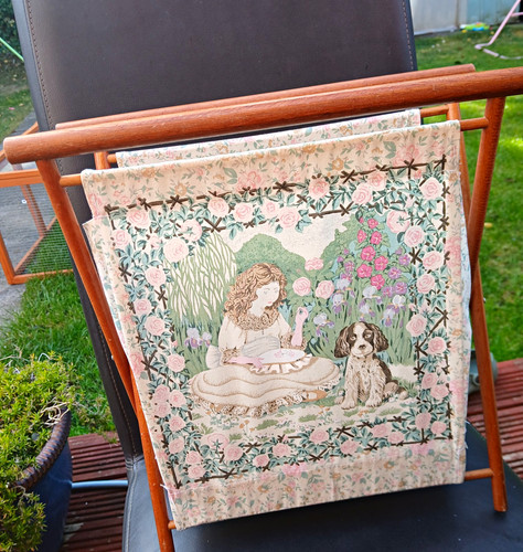 Wood fabric freestanding - &,