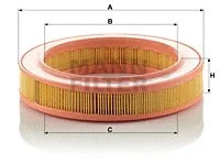 Air filter fits - fits:, b2