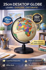 25CM Educational World Globe